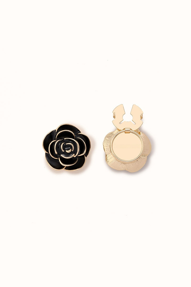 Midnight Rose Button Cover