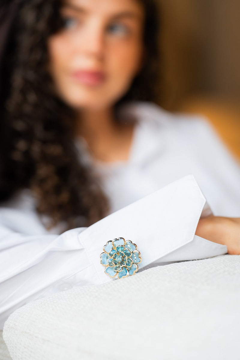 Bisous Flower Button Cover