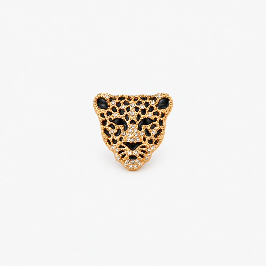 Sparkling Leopard Button Cover