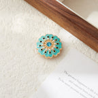 Vintage Blossom Button Cover
