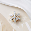 Snowflake Button Cover
