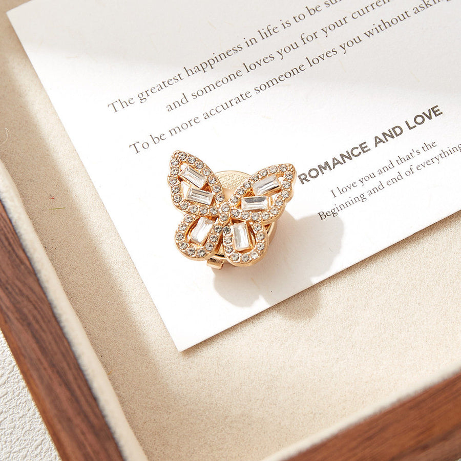Shimmer Butterfly Button Cover