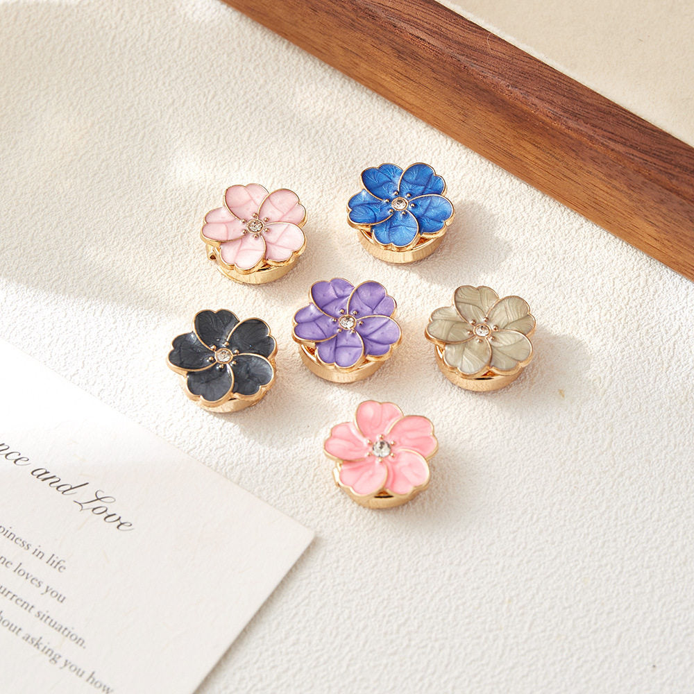 Delicate Blossom Button Cover