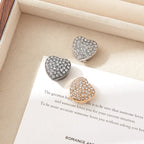 Sparkling Heart Button Cover