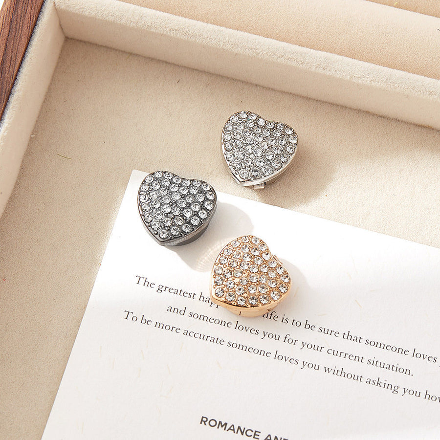 Sparkling Heart Button Cover