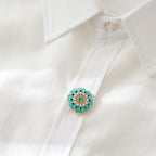 Vintage Blossom Button Cover