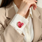 Ombré Blossom Button Cover