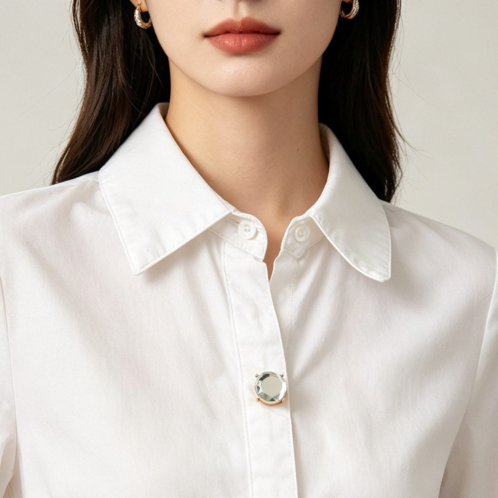 Crystal Glow Button Cover
