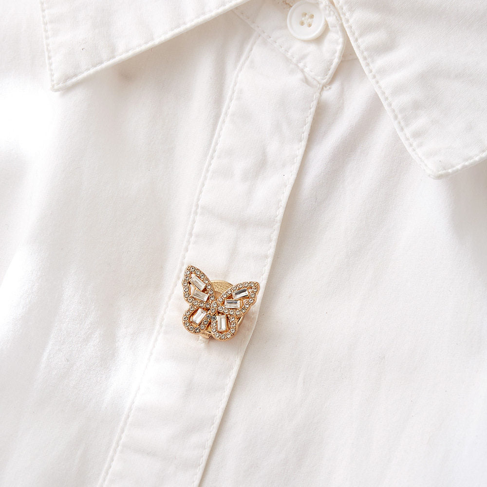 Shimmer Butterfly Button Cover