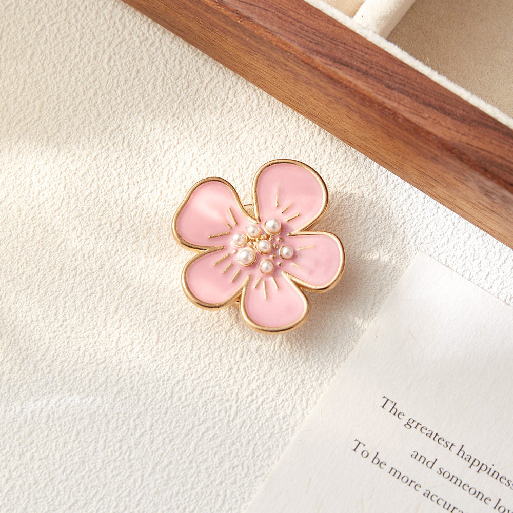 Pearl Accent Petal Button Cover