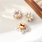 Pearl Accent Blossom Button Cover