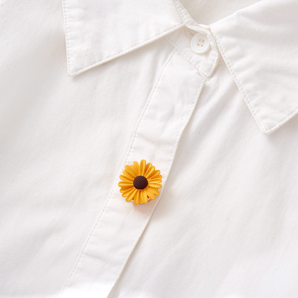 Sunflower Button Cover