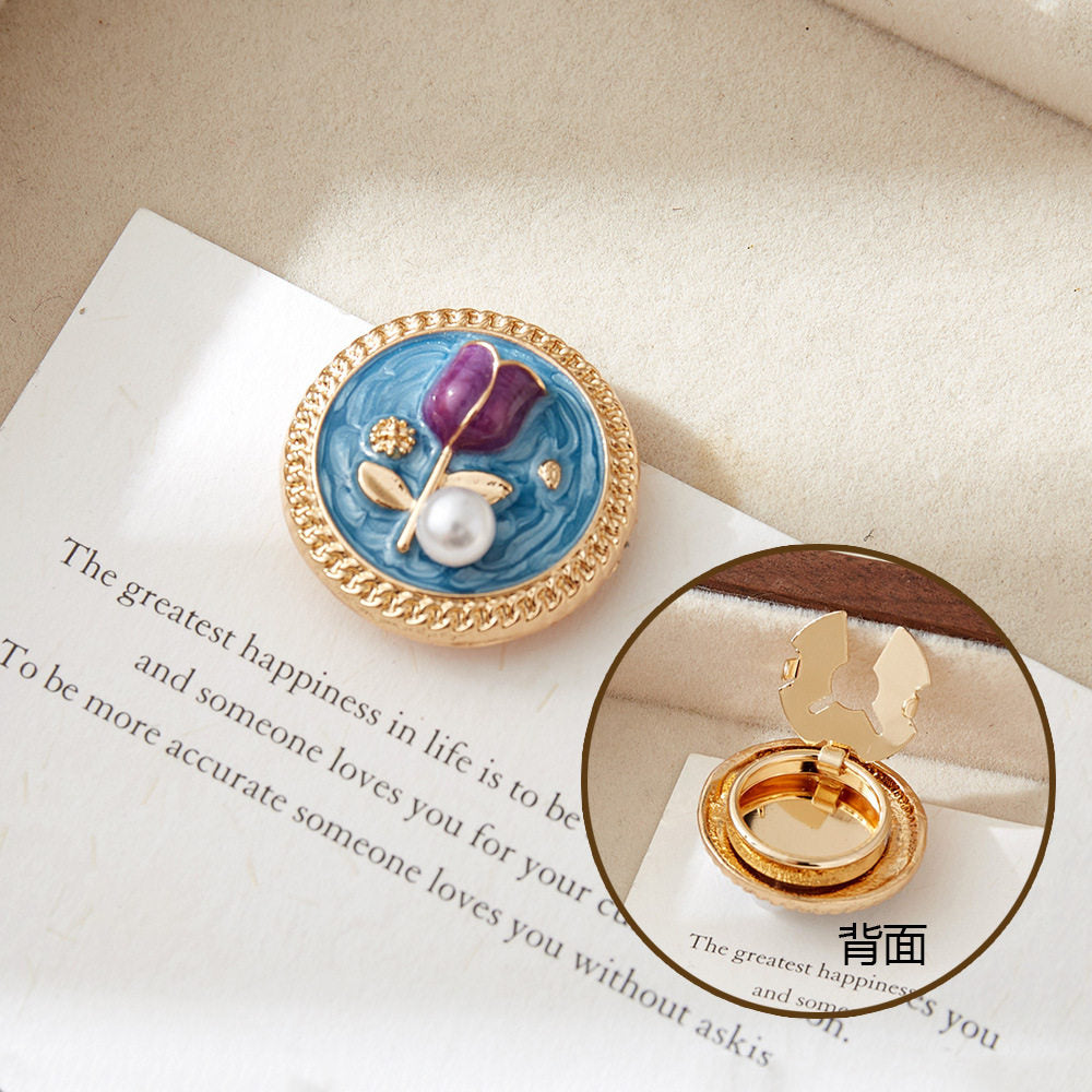 Tulip Button Cover
