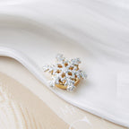 Snowflake Button Cover