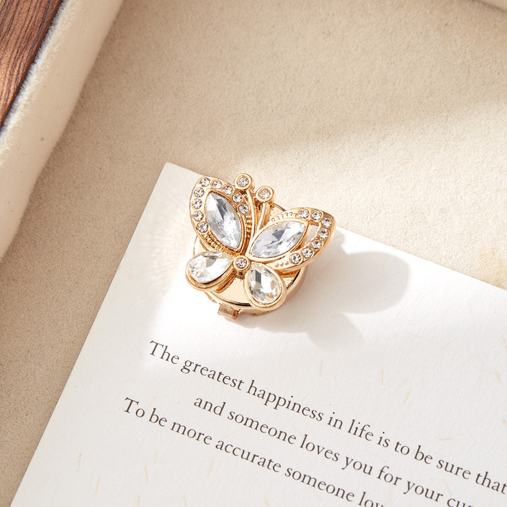 Sparkling Butterfly Button Cover
