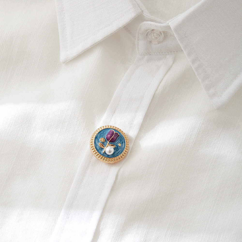 Tulip Button Cover
