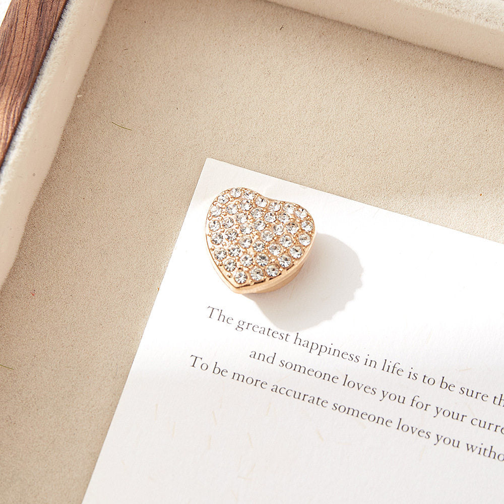 Sparkling Heart Button Cover