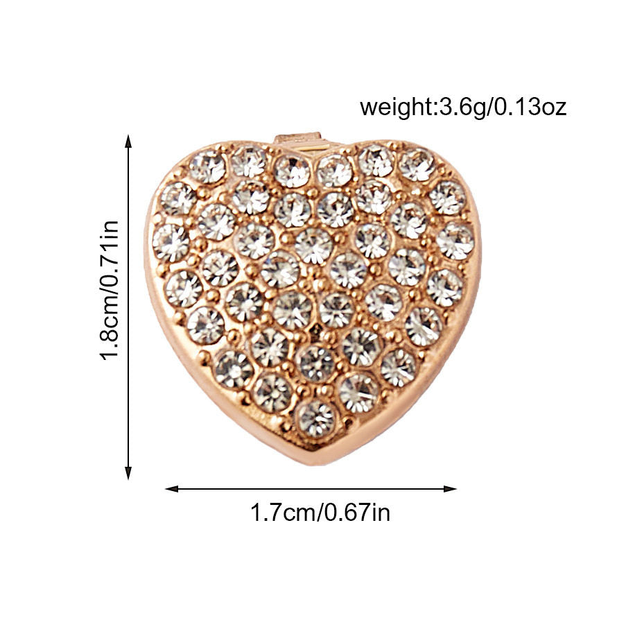 Sparkling Heart Button Cover