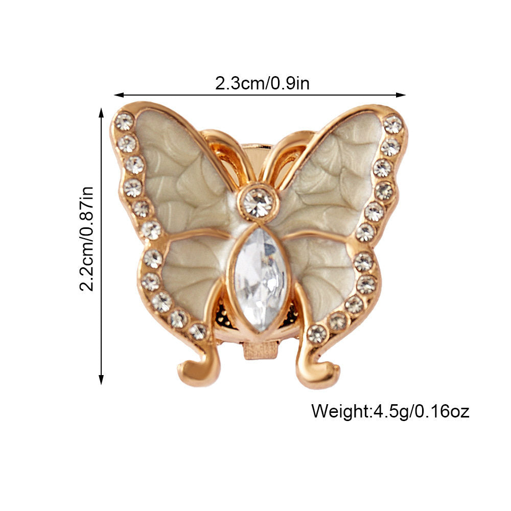 Sculpted Butterfly Button Cover