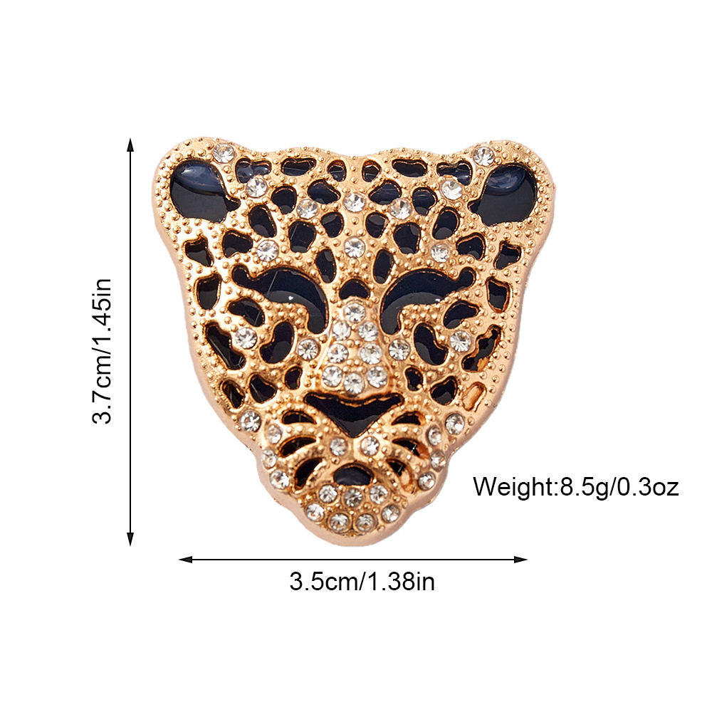 Sparkling Leopard Button Cover