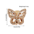 Shimmer Butterfly Button Cover