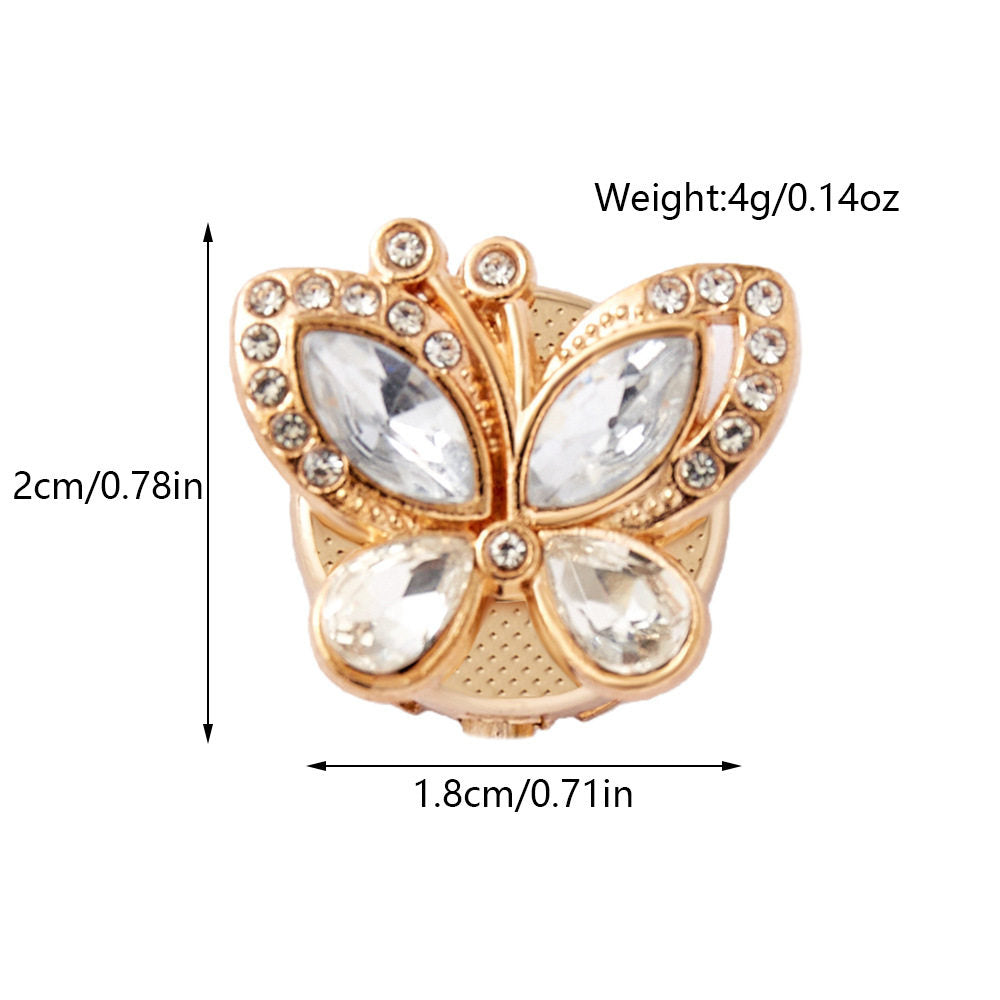 Sparkling Butterfly Button Cover