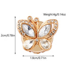 Sparkling Butterfly Button Cover