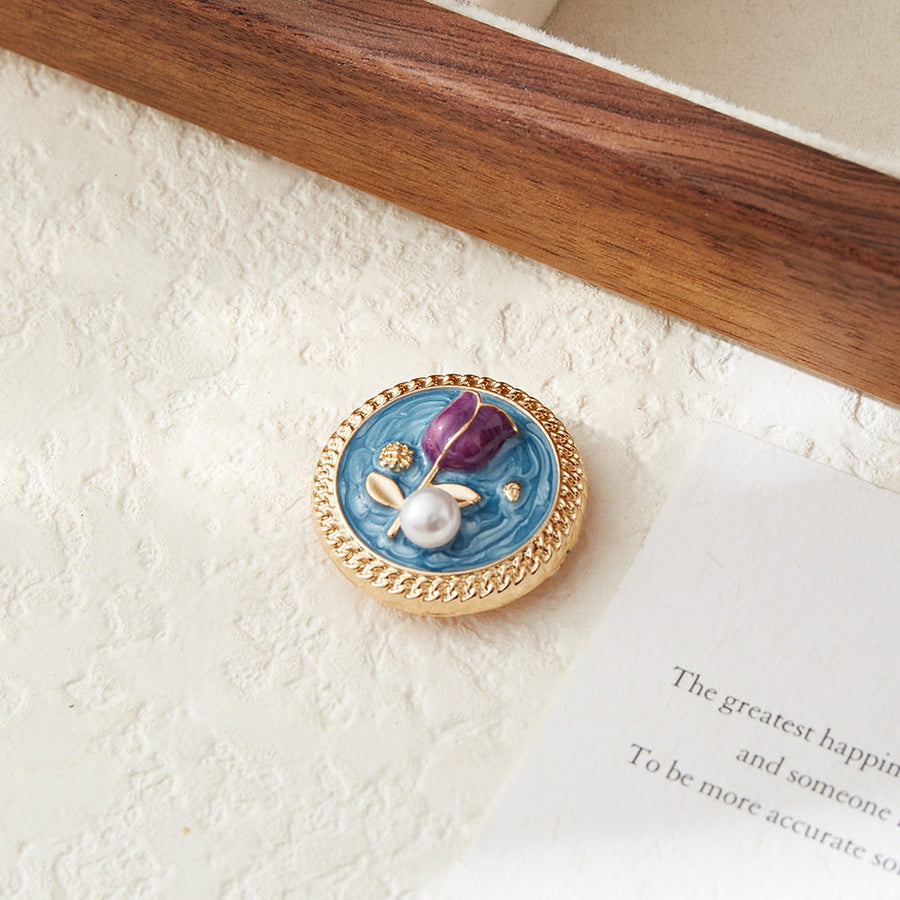 Tulip Button Cover