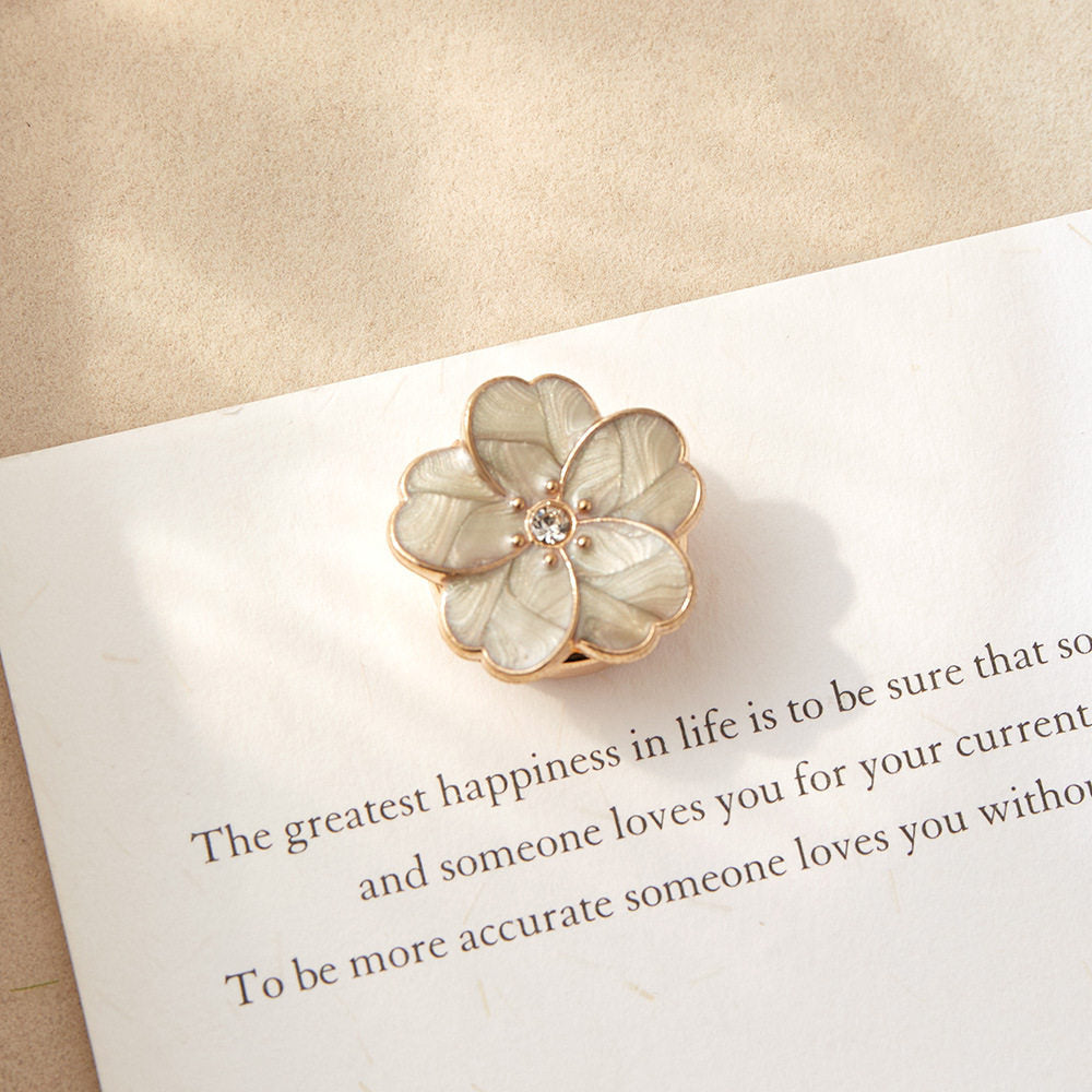 Delicate Blossom Button Cover
