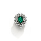 Emerald Green Teardrop Button Cover