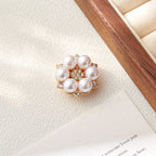 Pearl Accent Blossom Button Cover