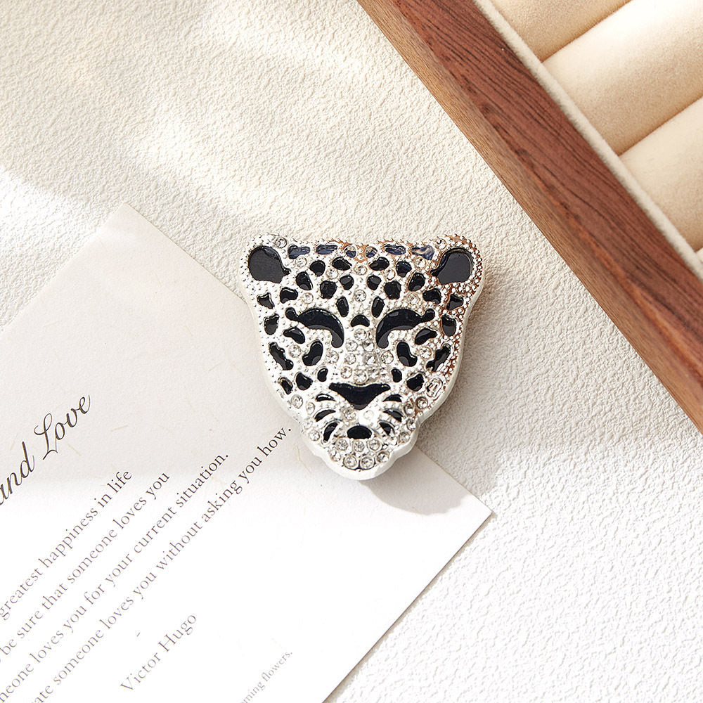 Sparkling Leopard Button Cover