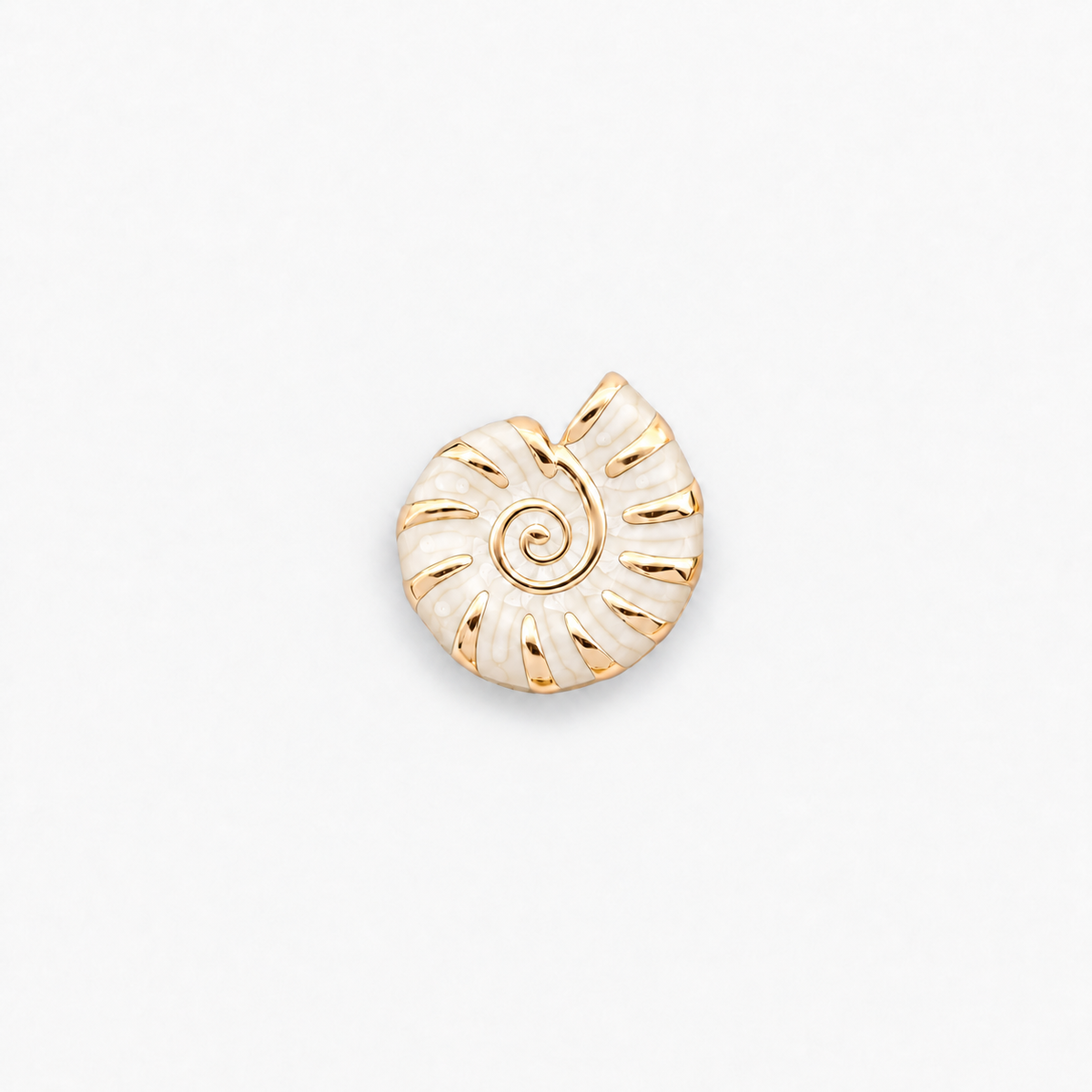 Nautilus Shell Button Cover