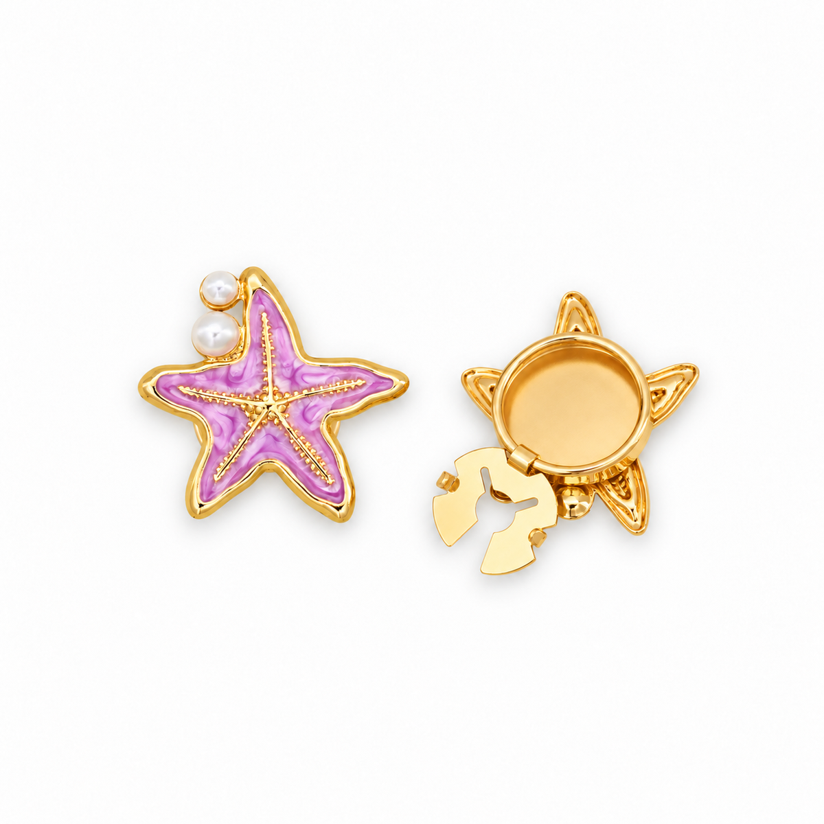 Starfish Pearl Button Cover