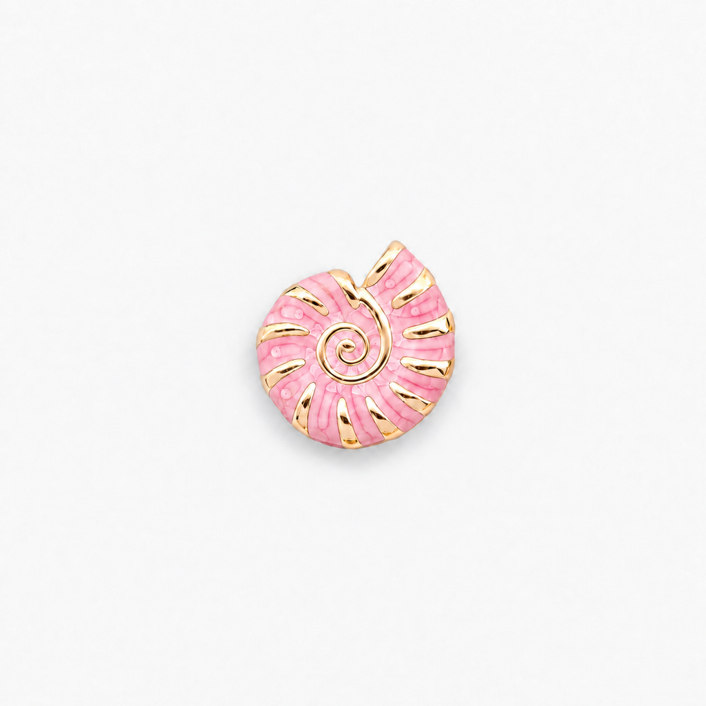Nautilus Shell Button Cover