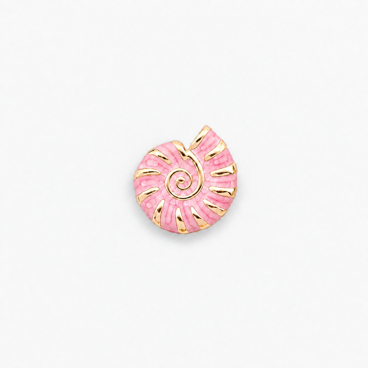 Nautilus Shell Button Cover