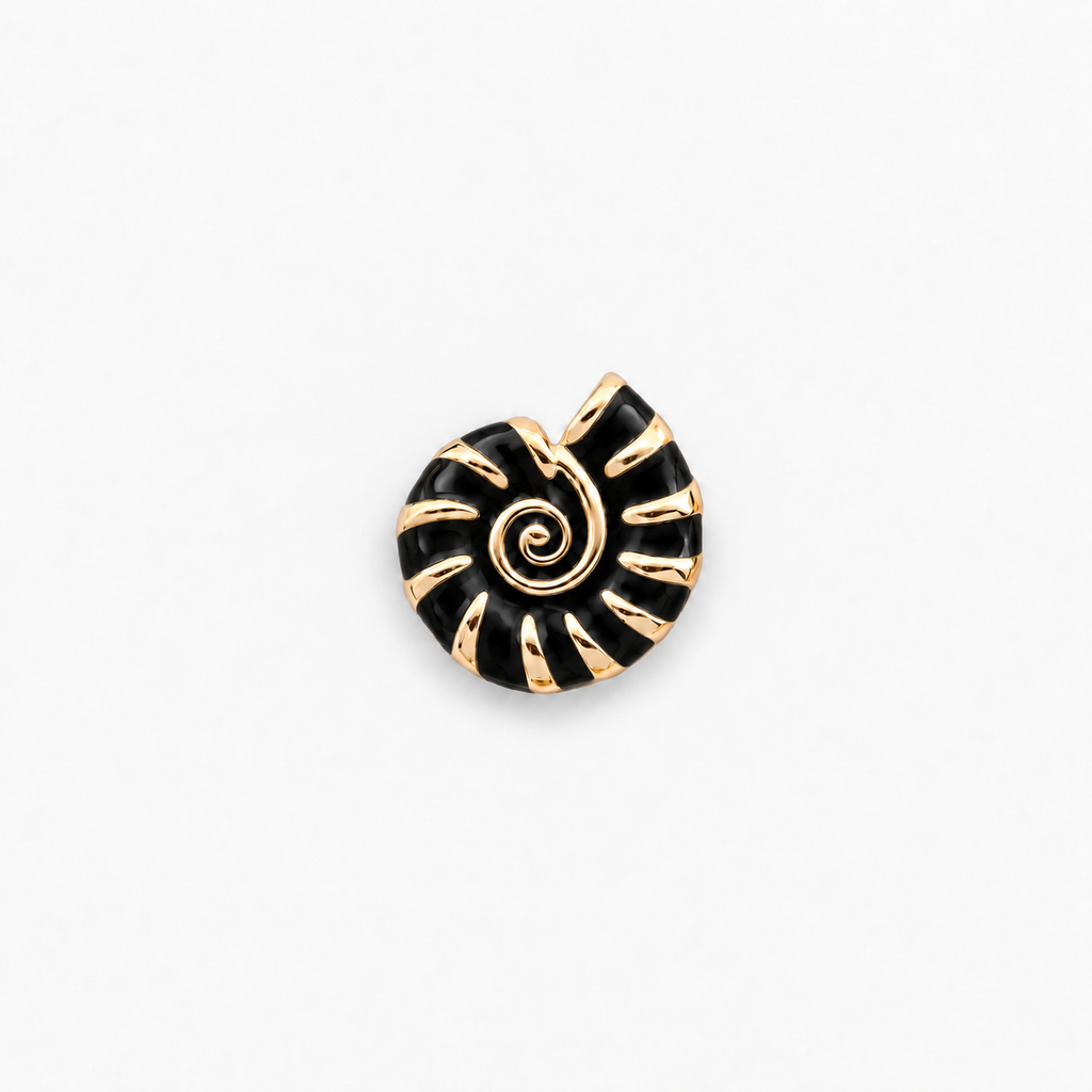 Nautilus Shell Button Cover