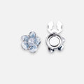Glacier Blossom Button Cover